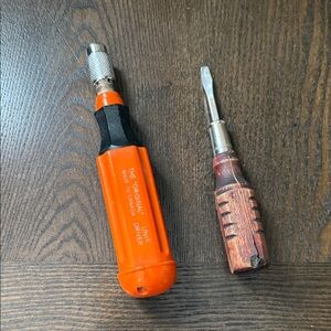 Vintage 1975 Torque Top Uni-Driver Multi-Bit Screwdriver Made in Canada
